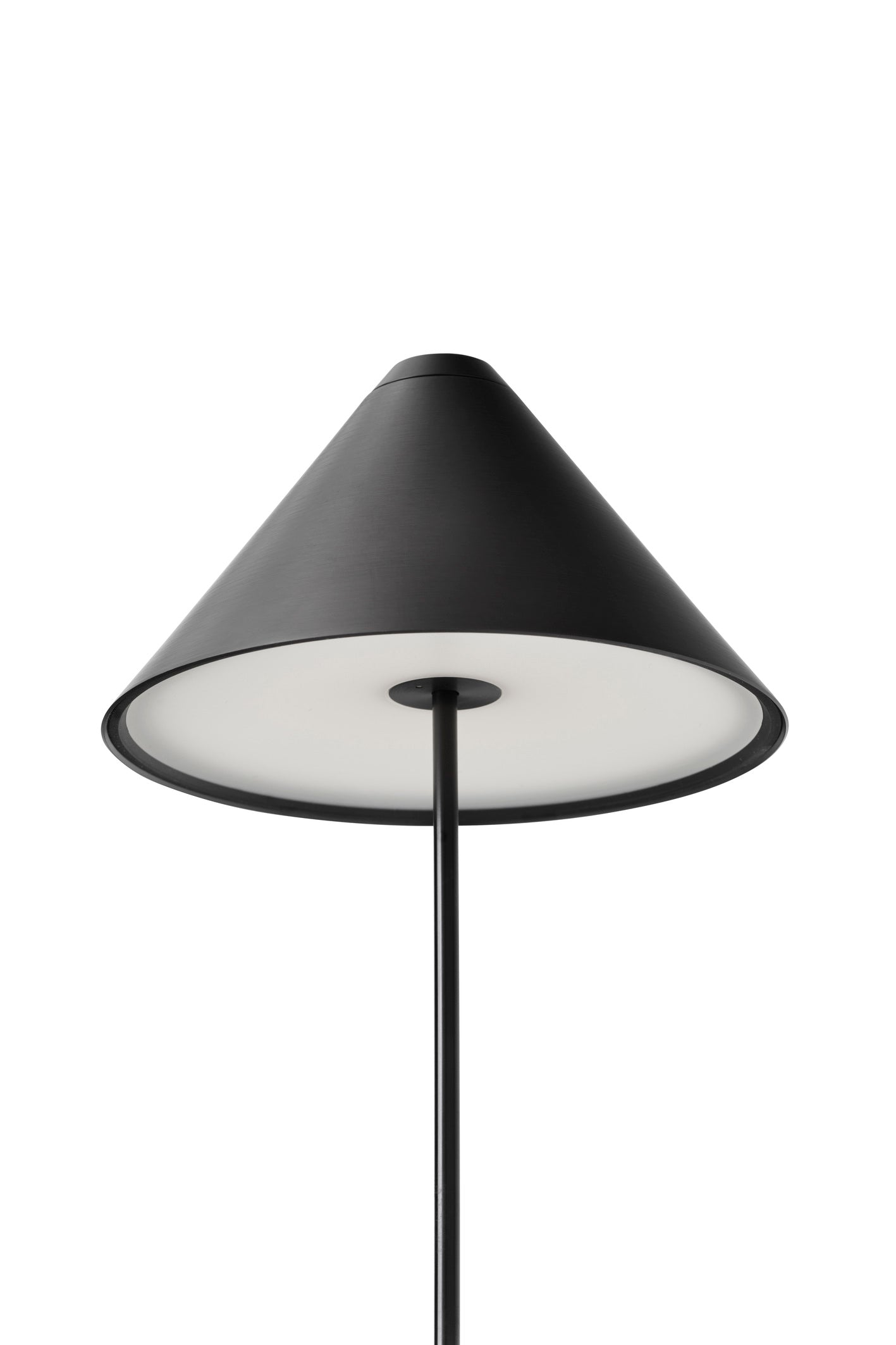 Brolly Portable Table Lamp Steel Black